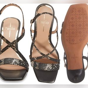 Linea Paola  hart strappy sandal. NWOB
